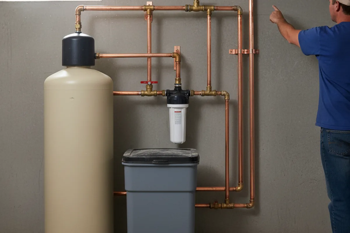 Whole-house water treatment system installed in New Weston